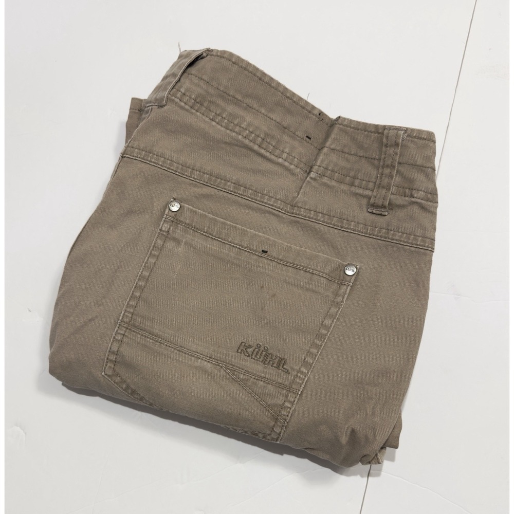 Kuhl Men's Free Kanvus Jeans Size 38x30 Stretch Khaki Articulated Knees Outdoors